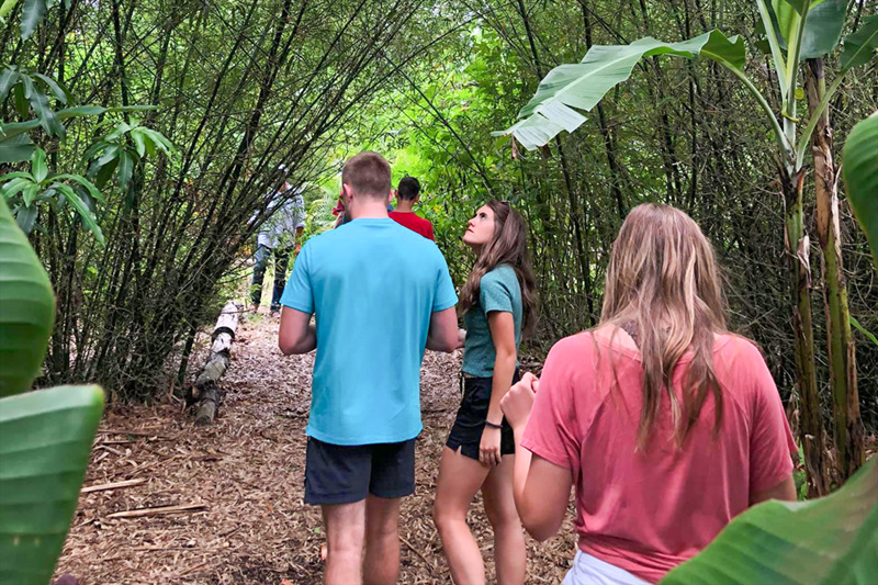 An educational tour at Eden Homestead.